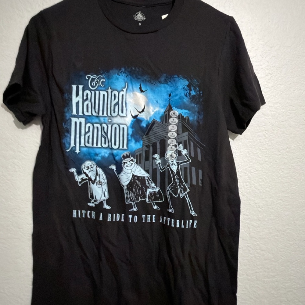 Disney Black and Blue Haunted Mansion Tee